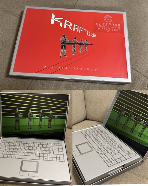 Kraftwerk Notebook CD és DVD Box