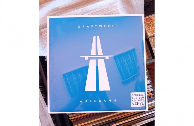 Kraftwerk - Autobahn(180g, blue coloured vinyl) Bakelit Lemez LP Bonta