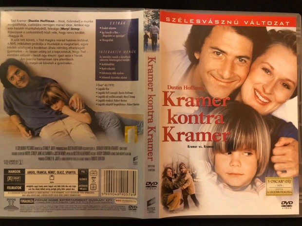Kramer kontra Kramer (karcmentes, Dustin Hoffman, Meryl Streep) DVD