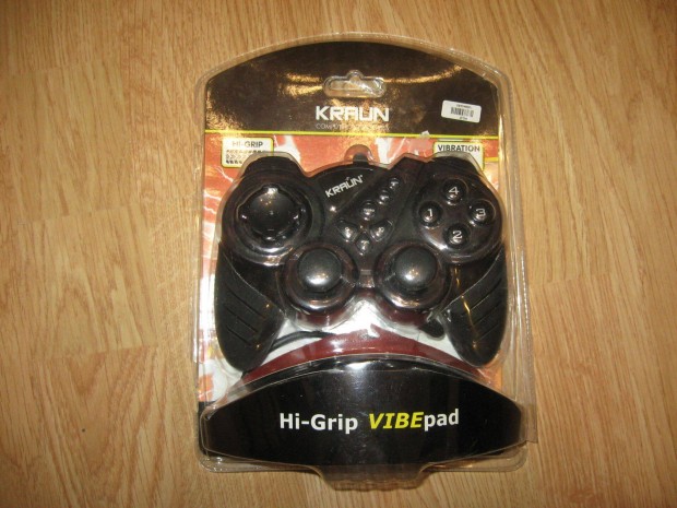 Kraun Vibepad Rezg Gamepad Controller USB Kontroller PC-hez Jtkvez