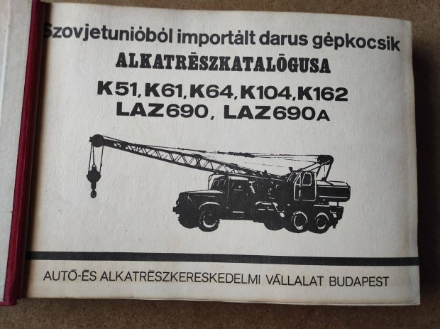 Kraz - Laz darus gpkocsik alkatrszkatalgus