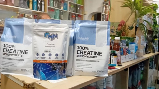Kreatin, Creatine 100% 500g 3290Ft-tól, 1kg 6400Ft