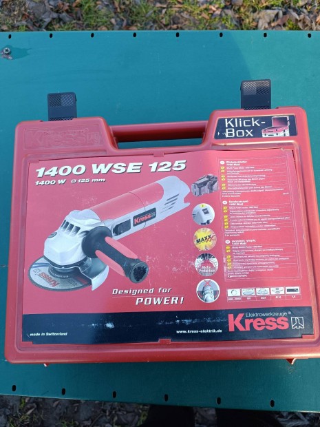 Kress 1400 Wse/1 tip. 125 mm-es sarokcsiszol