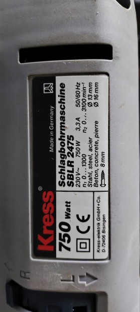 Kress jszer Sblr 2475 2 sebessg tve/frgp