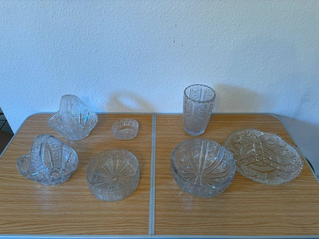 Krist�ly t�lak antik retro 7db