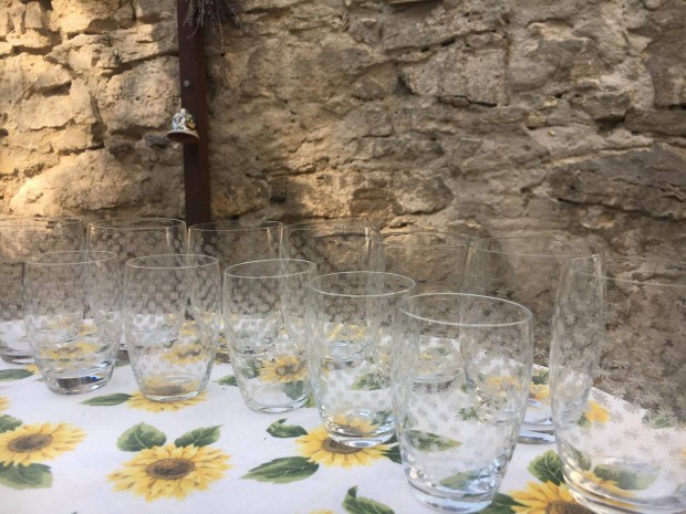 Kristlypohr szett (Crystal glasses, set)