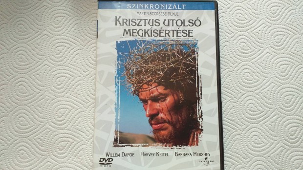 Krisztus utols megksrtse DVD-Willem Dafoe