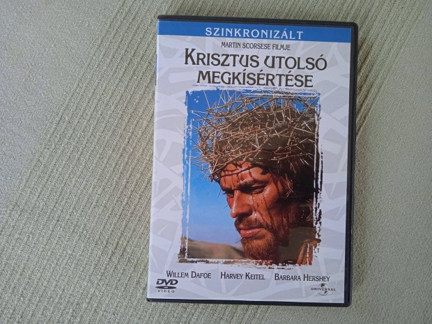 Krisztus utols megksrtse - eredeti, szinkronos DVD