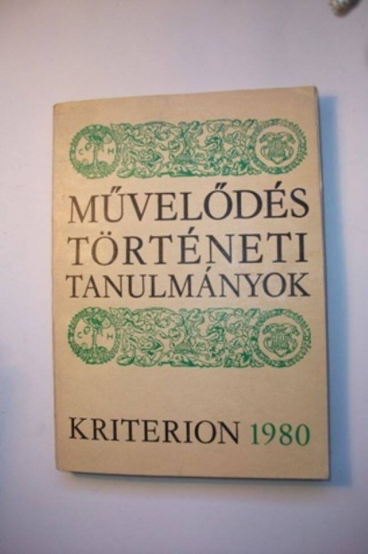 Kriterion könyv: Művelődéstörténeti tanulmányok 1980