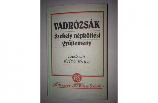 Kriza Jnos Vadrzsk (Szkely npkltsi gyjtemny)