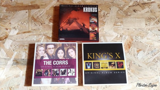 Krokus, Corrs, King's X cd lemezek