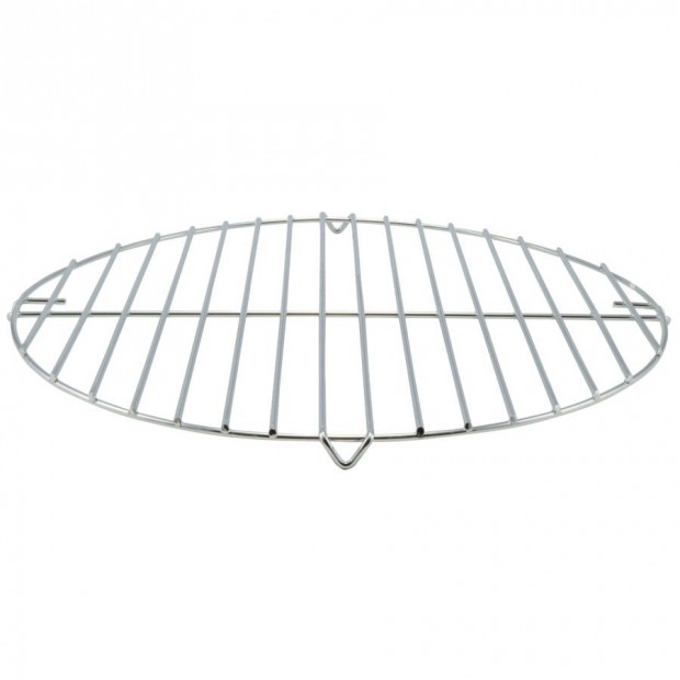 Krmozott kerek grillrcs 40cm -es