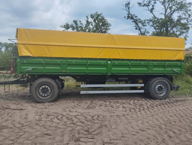 Krone pótkocsi 18t eladó