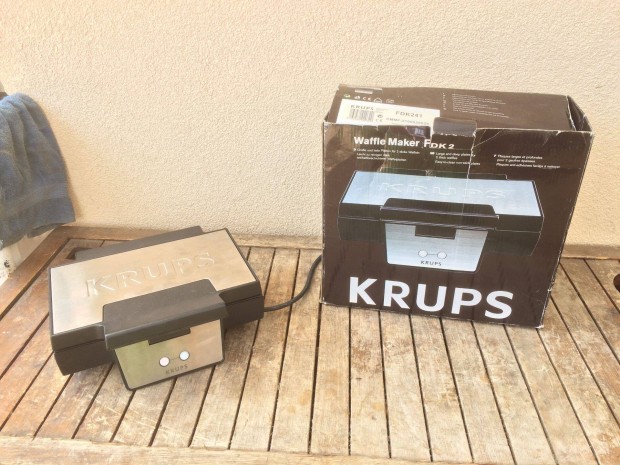 Krups Nagy Waffle Gofri Készítő Új!