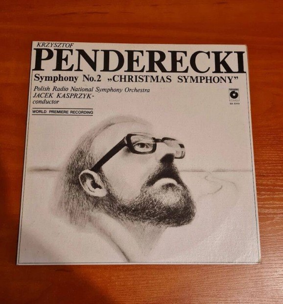 Krzysztof Penderecki - Symphony No. 2 "Christmas Symphony"; LP, Vinyl