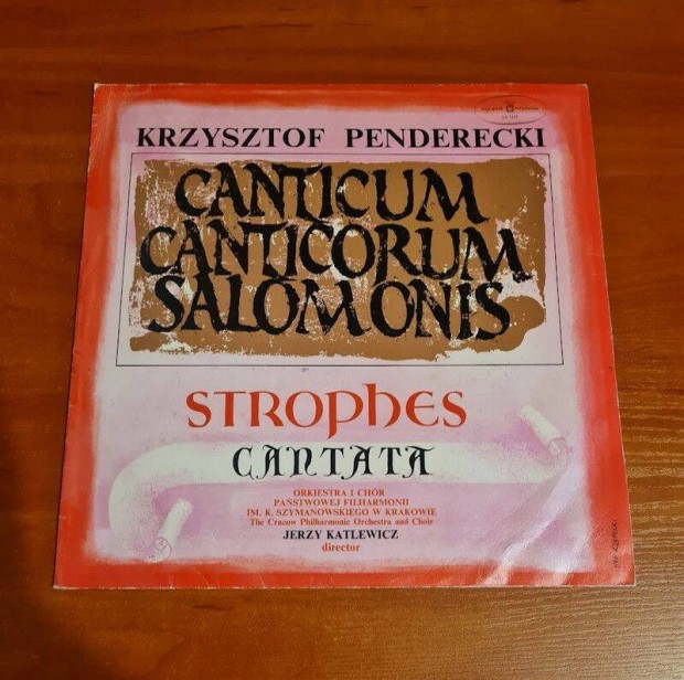 Krzysztof Pendereczki - Canticum Canticorum Salomonis / Strophes / Can