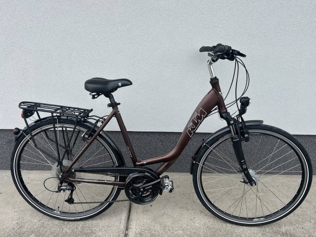 Ktm 28-as újszerű trekking, aluváz L, 3x8 Deore, Magurafék!