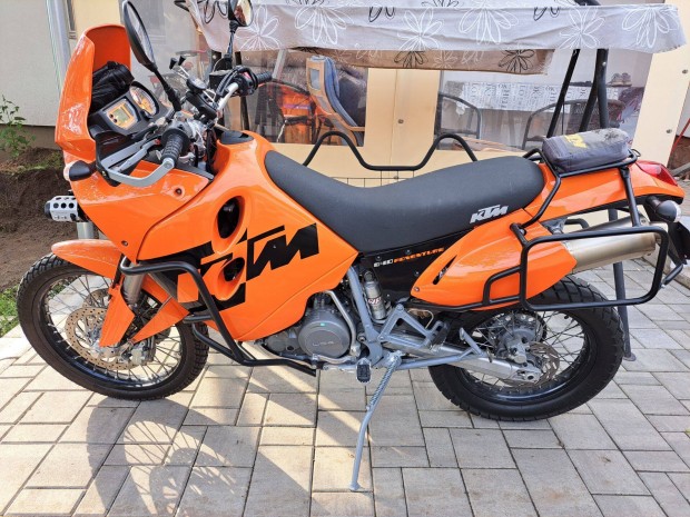 Ktm LC4 640 Adventure oldalsó doboz tartó konzol + alu doboz