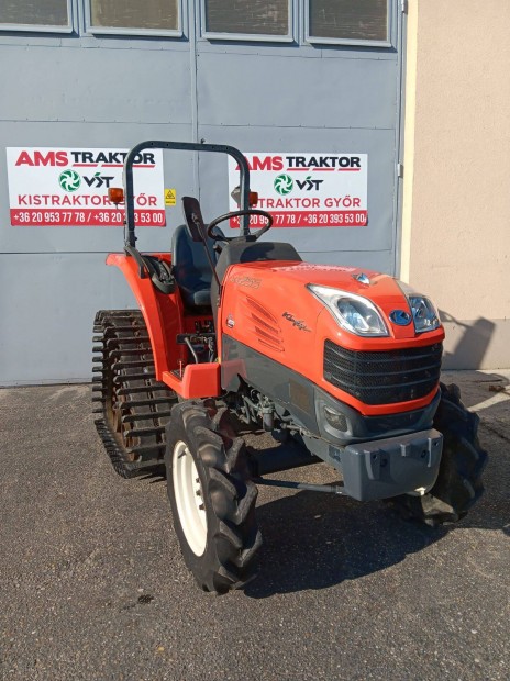 Kubota KT255 gumitalpas, 25 lers kistraktor, irnyvltval