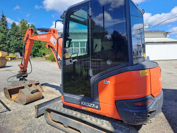 Kubota Kx027-4 minikotró