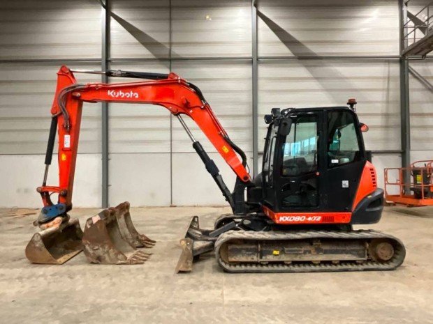 Kubota Kx 080-4 A 2 / 1.757 üzemóra / Lízing 20%-tól