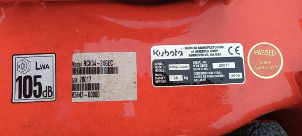 Kubota fnyr traktor vgasztal elad.