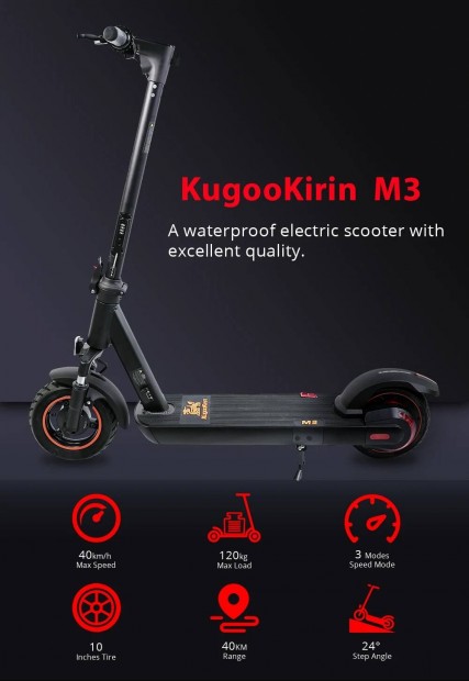 Kugoo Kirin G1/M3 elektromos roller