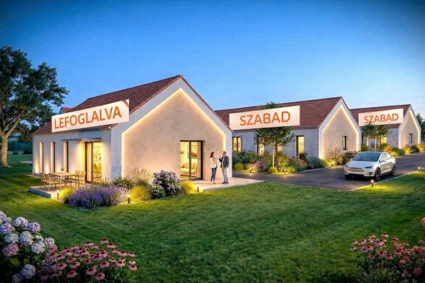 Kulcsrak�szen nappali+3 szob�s ikerh�z elad�