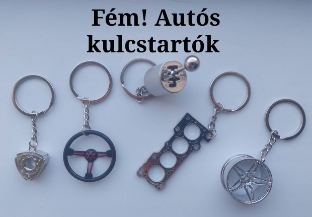 Kulcstartók többféle, Fém!