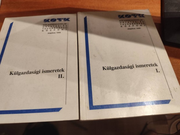 Külgazdasági ismeretek I, II