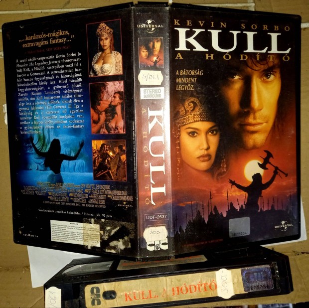 Kull a hdt - fantasy VHS - Kevin Sorbo