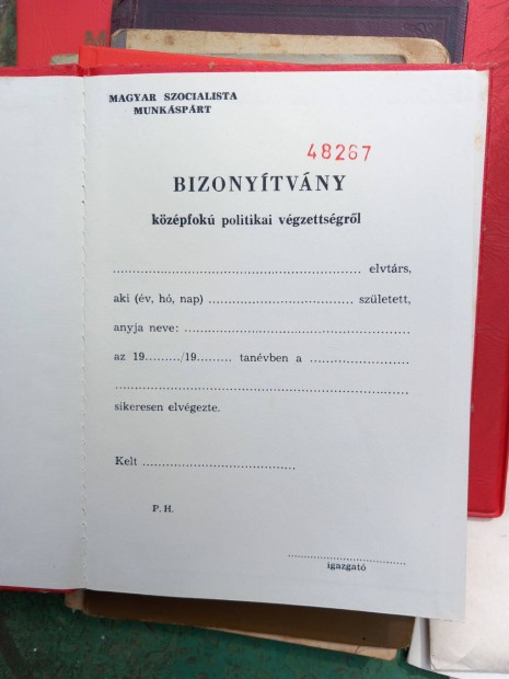 Klnbz Kzpfog Bizonytvny, rtest a 60-as vek elejrl