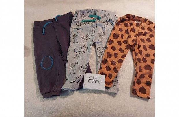 K�l�nb�z� sz�n�, 86-os m�ret� 3 db pamut nadr�g elad�