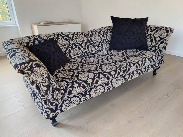 K�l�nleges angol st�lus� brok�d k�rpit anyag� kanap� sz�fa