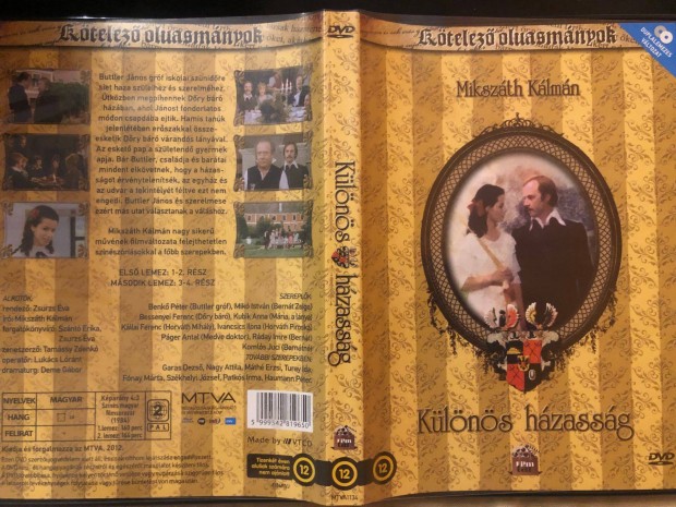 Klns hzassg I-IV.rsz DVD Teljes sorozat (karcmentes, ritkasg)