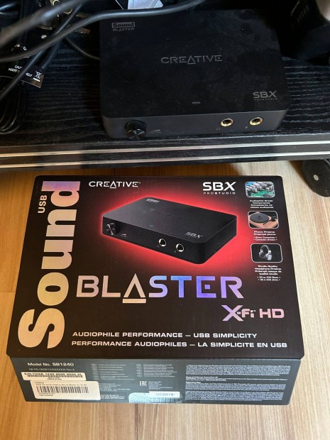 Kls USB-s hangkrtya Sound Blaster Sbx X-Fi HD elad