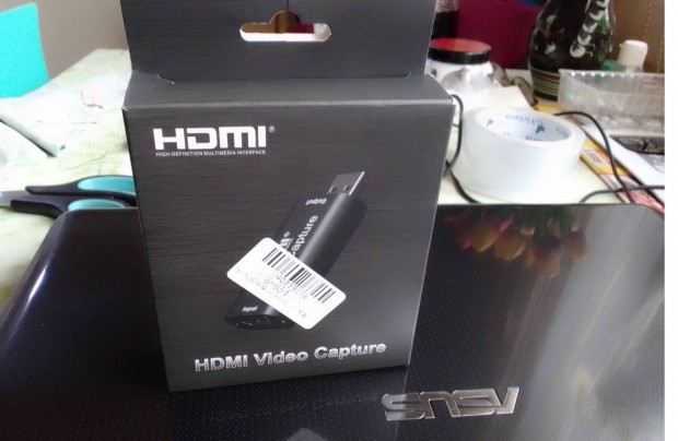 Külső Usb-Hdmi capture card. Hdmi bemenet, videójel rögzítése, pc re