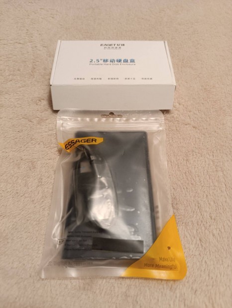 Külső merevlemez ház USB 3.0 2,5 hüvelykes SATA, SSD HDD-ház