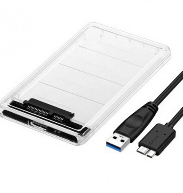 Külső merevlemez ház, HDD, SSD, 2,5", USB3.0