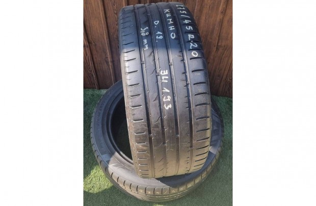 Kumho 275/45 R20 3,8-4,5mm 2019-es Nyri Gumiabroncs 2db #193