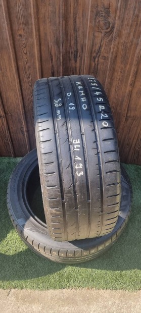 Kumho 275/45 R20 ~4mm 2019-es Nyri Gumiabroncs 2db #193