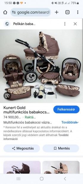 Kunert 3in1 babakocsi