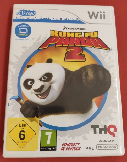 Kung Fu Panda 2 (udraw Ed.) - Eredeti Wii játék!