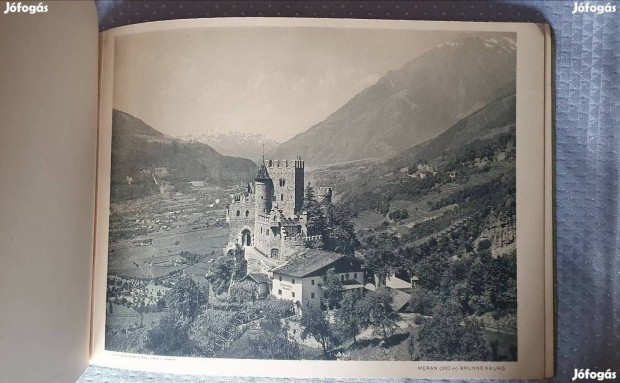 Kunstanstalt Stengel & Co. antik fotalbum Merano