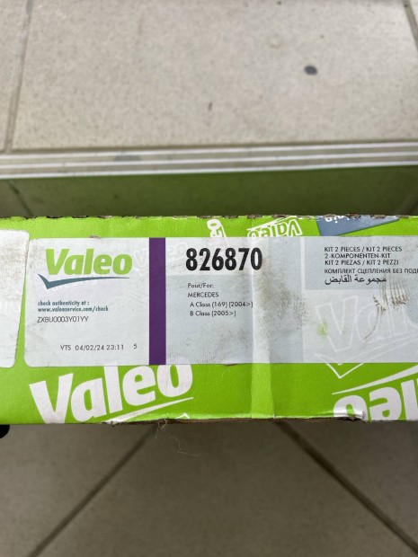 Kuplung szerkezet Valeo 826870 MB A150