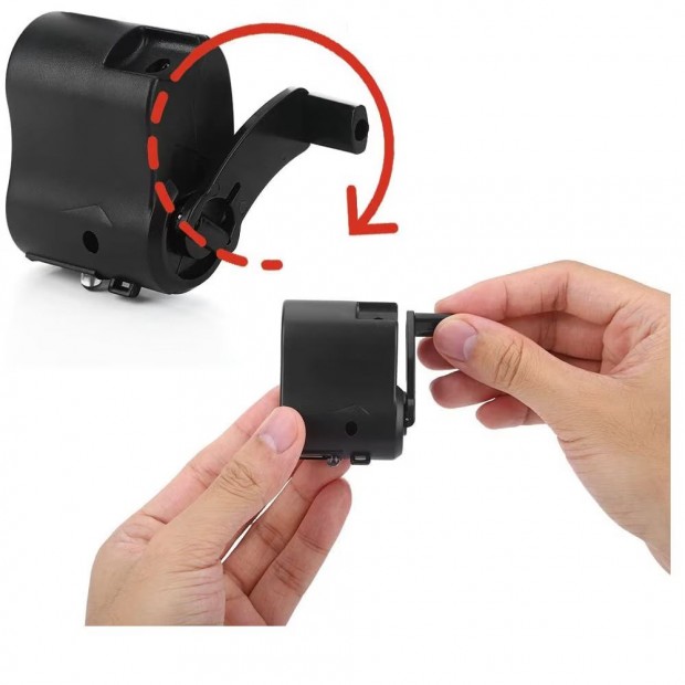 Kurblis USB mobiltelefon telefon akku töltő (4705)