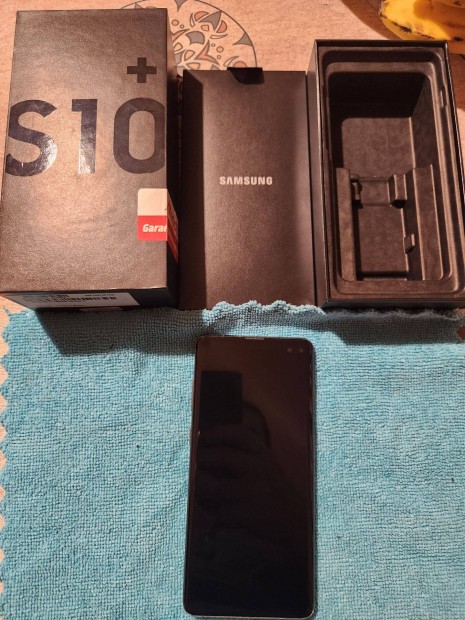 Kurizum !!! Samsung S10+ PLUS 1TB/12 GB, Kermia htlapos, fekete