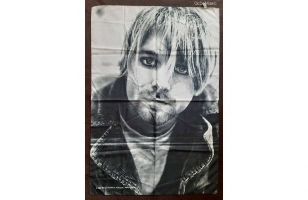 Kurt Cobain (Nirvana) - face - Poszter Zszl - 70x104 (j)