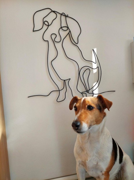 Kutya alak fm fali dekorci (48,5x48cm)