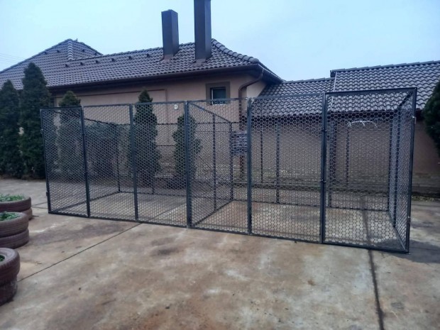 Kutya kennel 2 kapuval (6*2m)